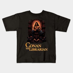 Conan the Librarian: - Defender of Books Kids T-Shirt